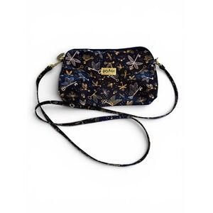 Harry Potter JuJuBe Flying Keys Crossbody Bag Navy Gold Wizarding World Pouch